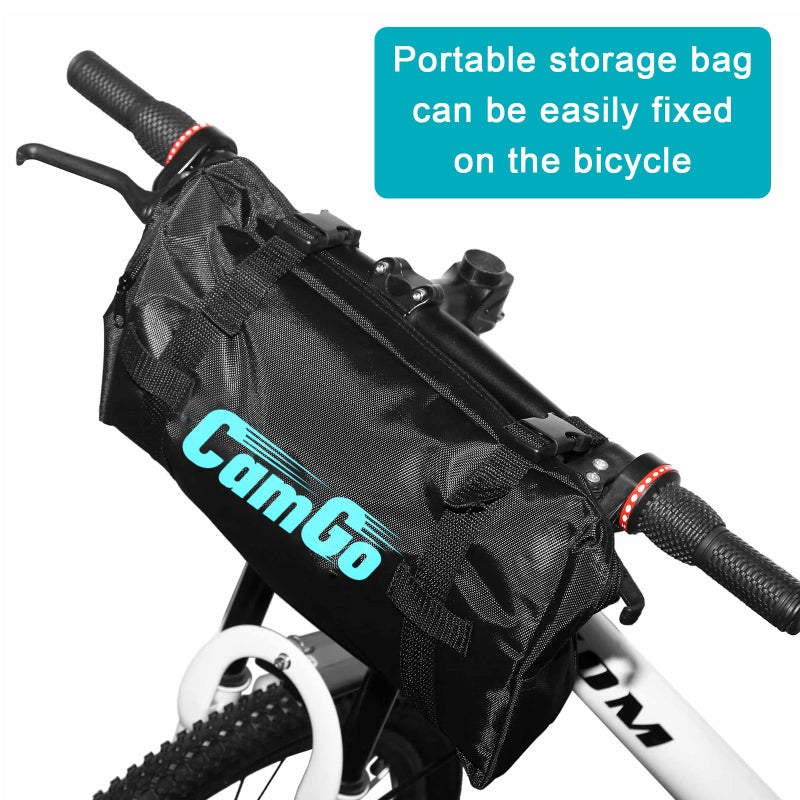 CamGo Folding Bike Travel Bag Bicycle Carrier Case Outdoors Cycling Carrying Transport Bag for 26inch Bikes (Black, 26 inch) - Image 5